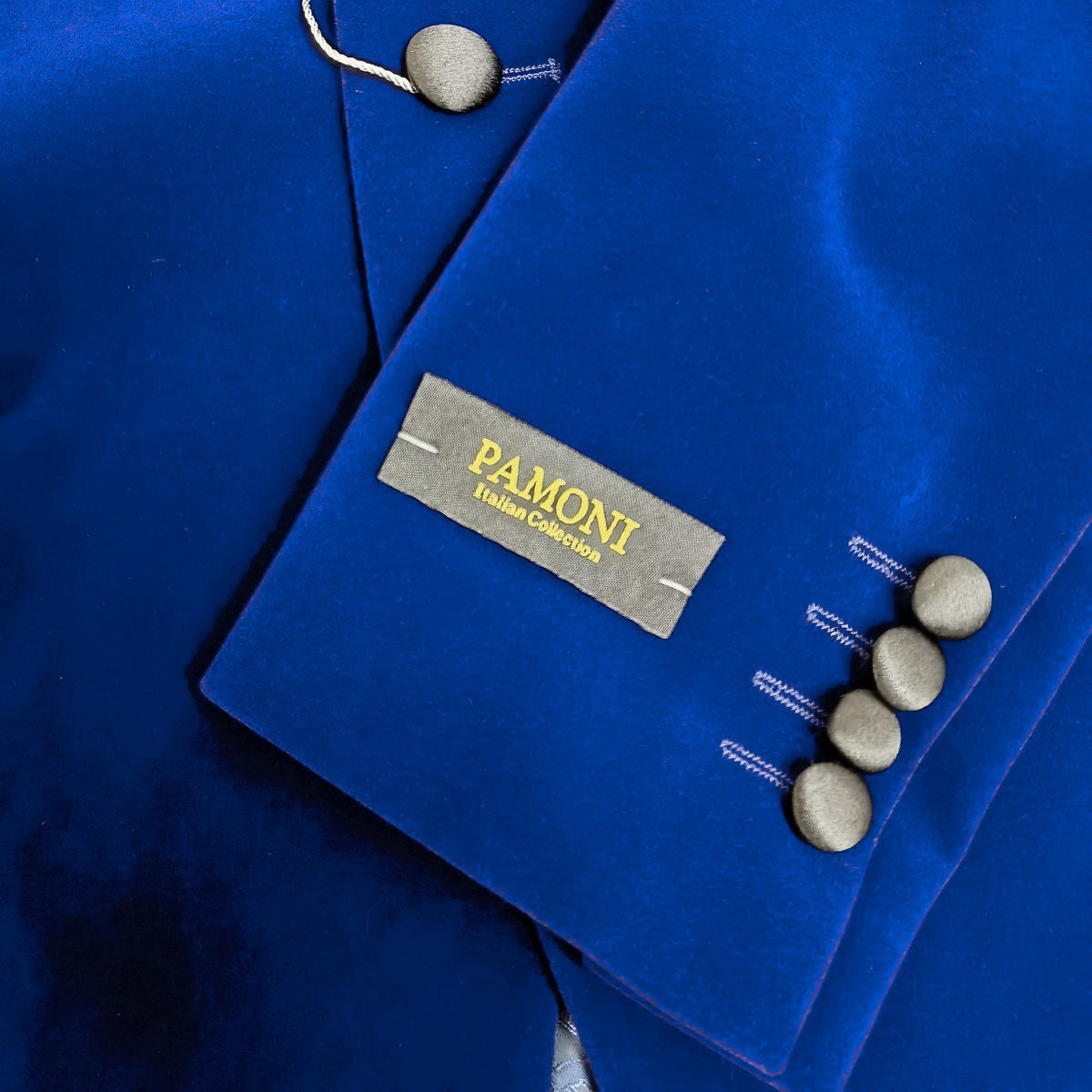 Royal Blue Velvet Dinner Jacket