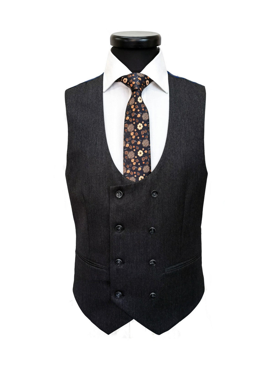 Charcoal 3-Piece Slim Fit Suit