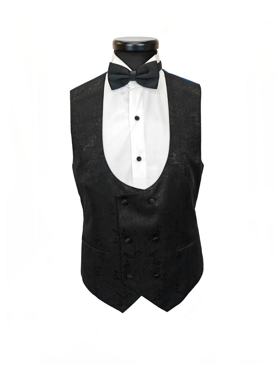 Black Floral Style 3-Piece Tuxedo