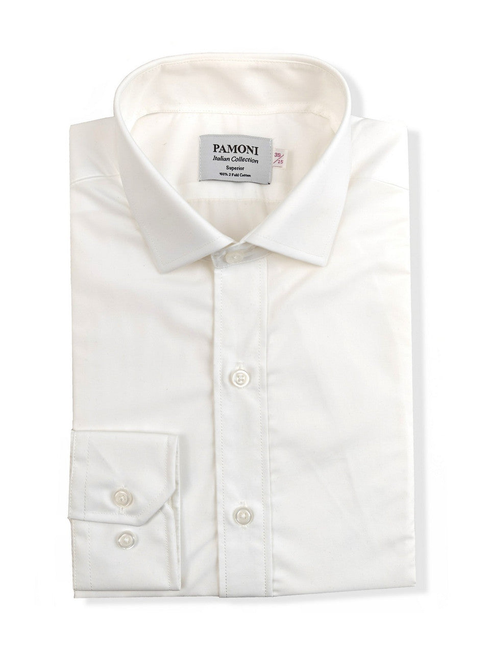 Plain White Slim Fit Shirt