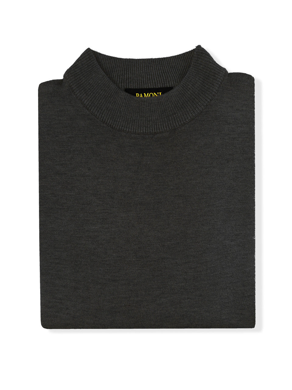 Black High Neck Slim Fit Jumper