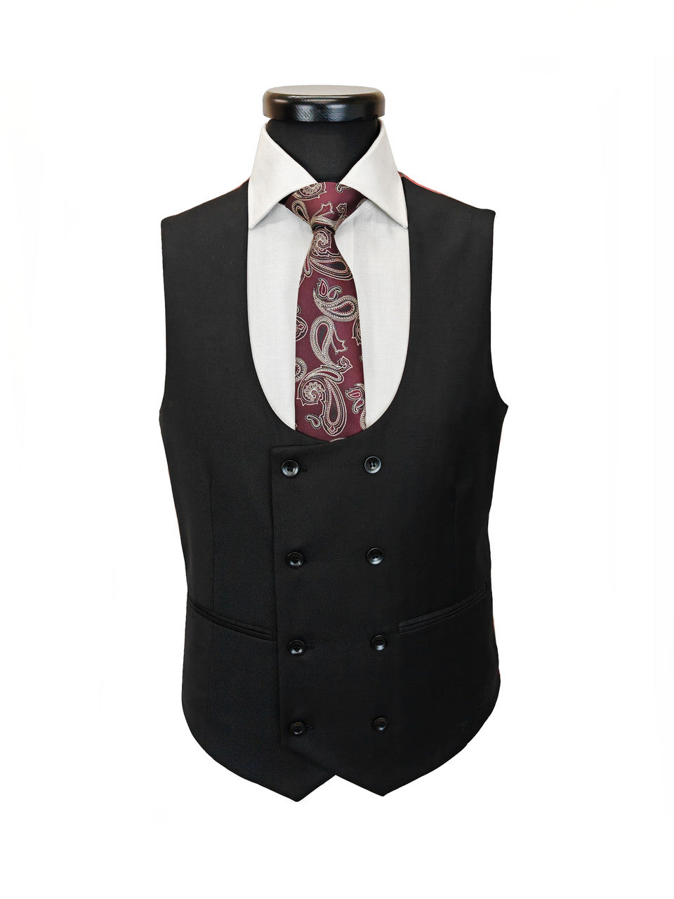 Men's 3-Piece Black Slim Fit Suit