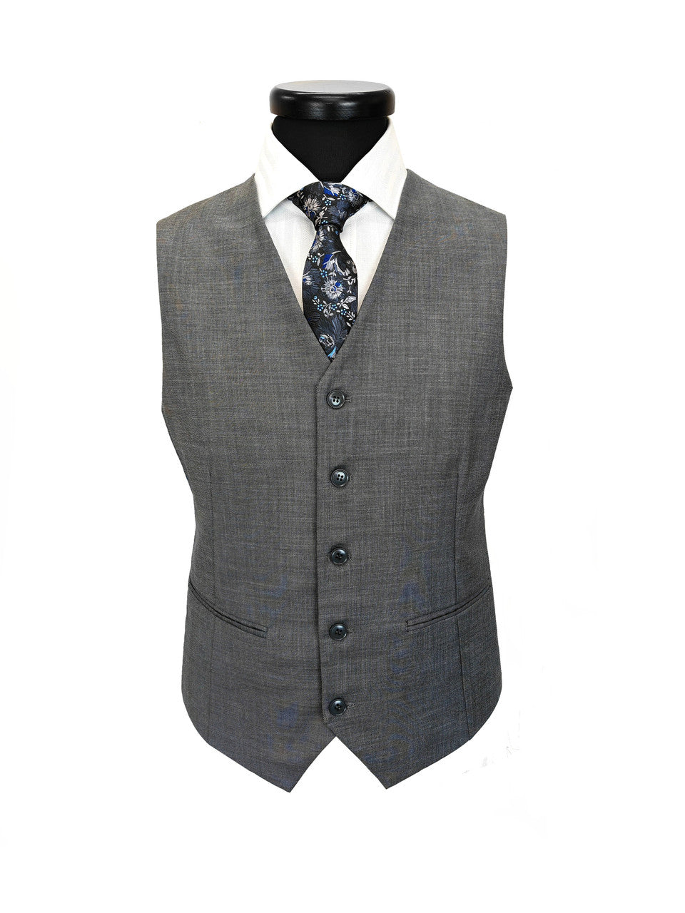 Grey Slim Fit 3-Piece Suit