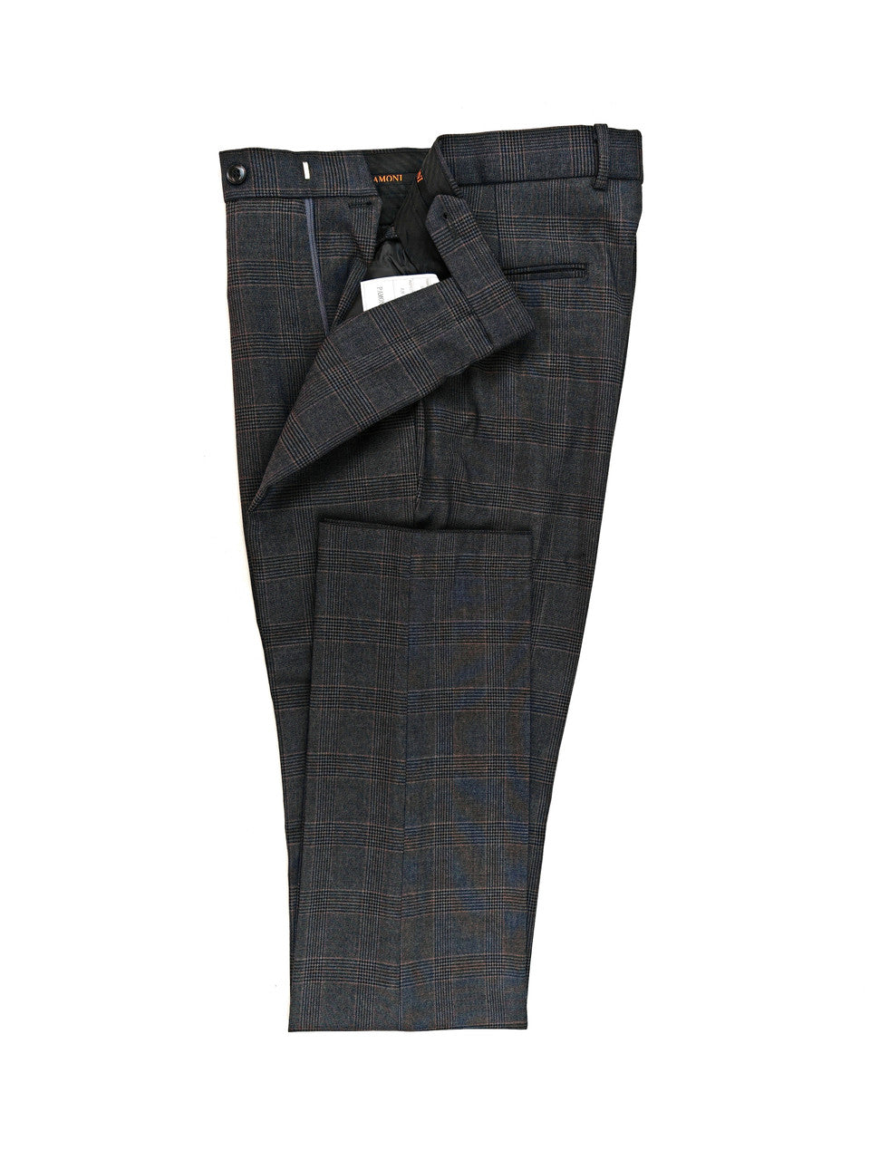 Men's Grey Prince Of Wales Check 3-Piece Suit