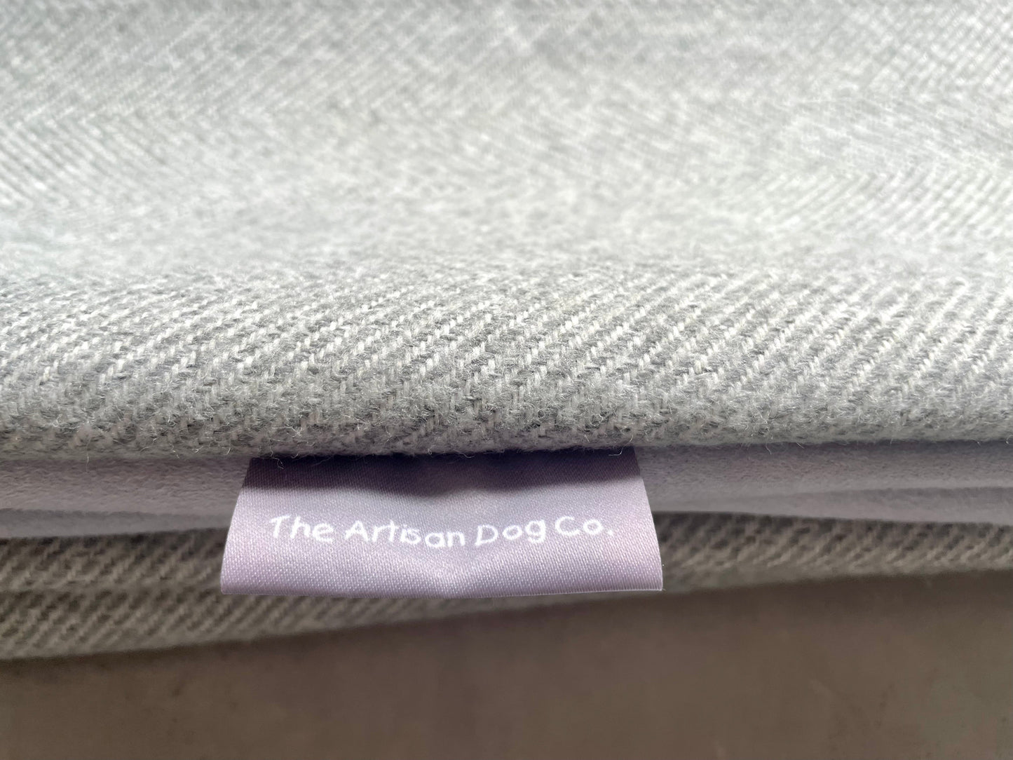 Handcrafted dog/cat/pet blanket/throw/sofa protector - Herringbone Fabrics