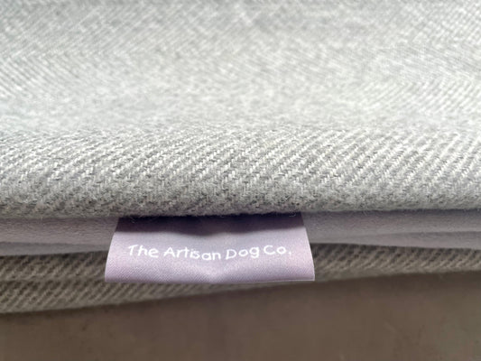 Handcrafted dog/cat/pet blanket/throw/sofa protector - Herringbone Fabrics