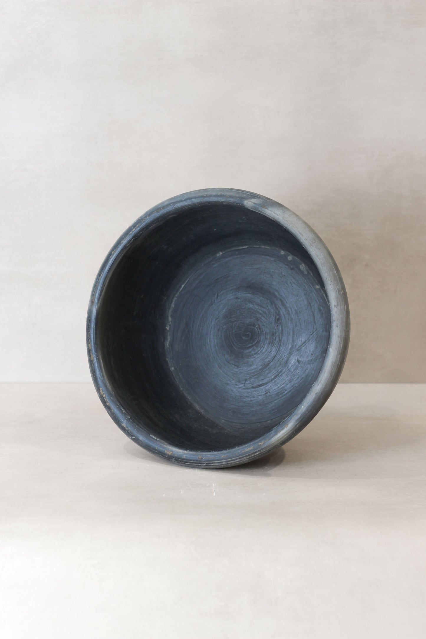 Wabi Sabi Antique Matt Grey Terracotta Bowl - OGB 01
