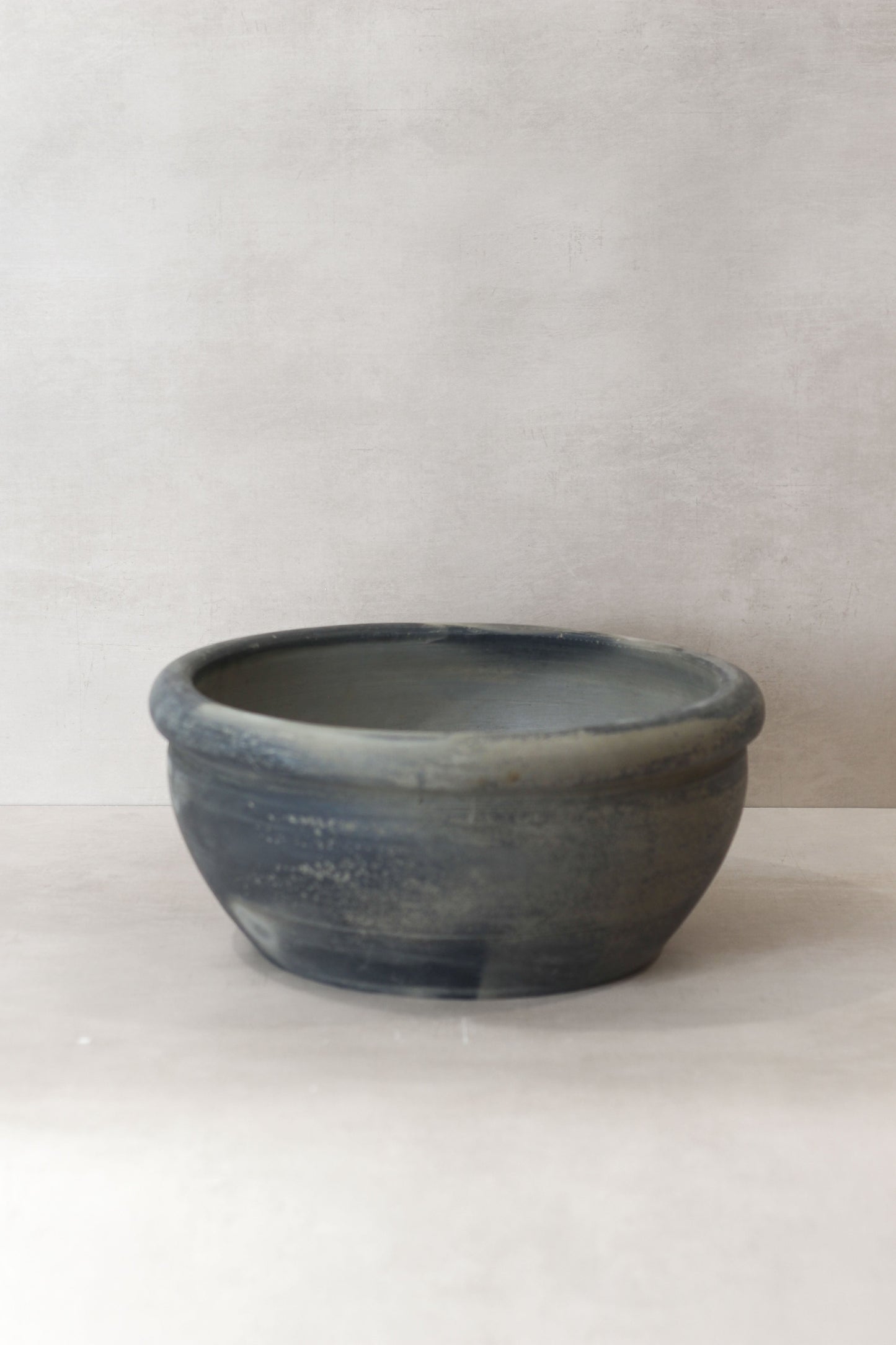 Wabi Sabi Antique Matt Grey Terracotta Bowl - OGB 02