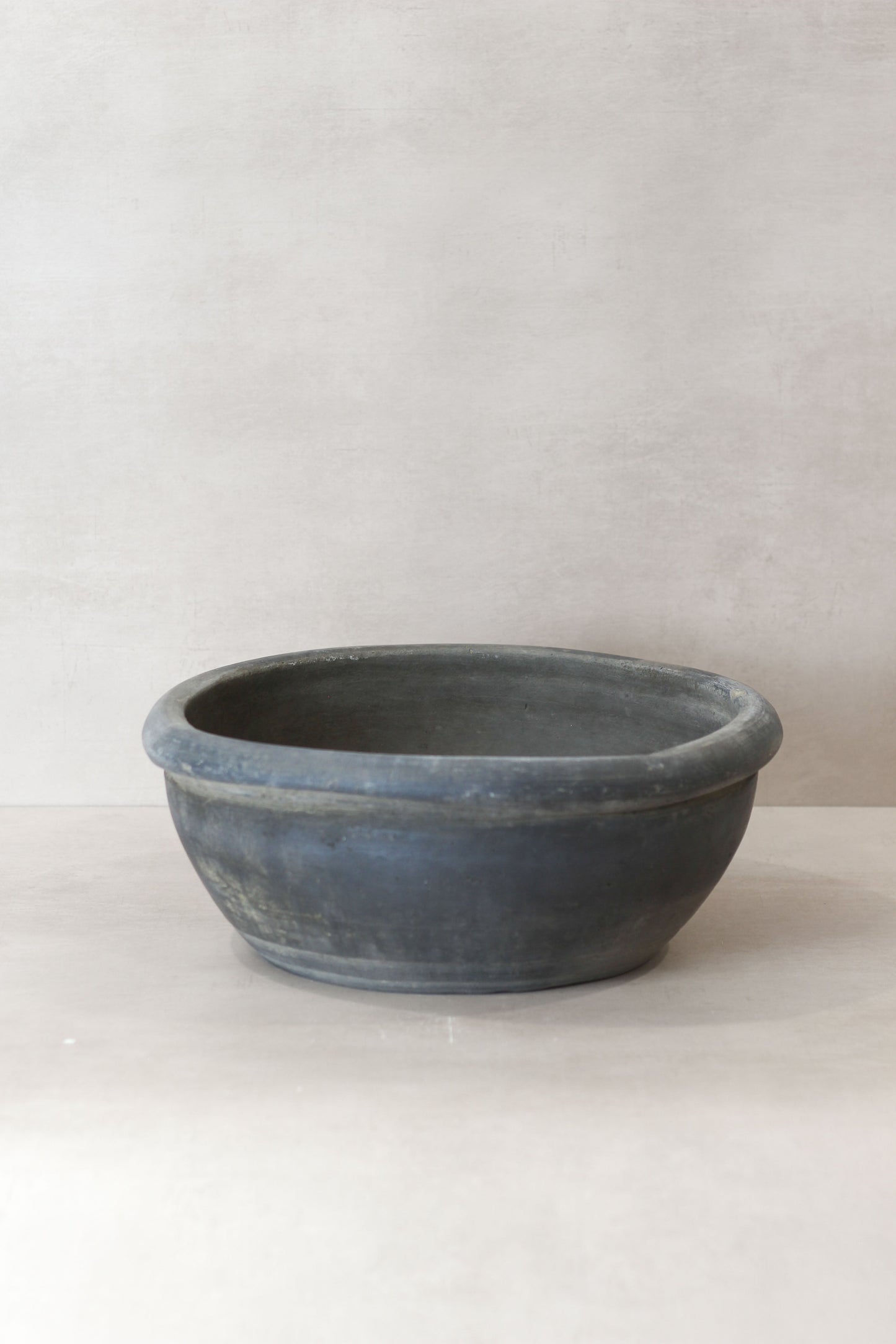 Wabi Sabi Antique Matt Grey Terracotta Bowl - OGB 03