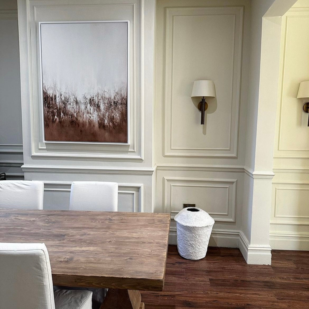 Landa Portrait Framed Printed Canvas