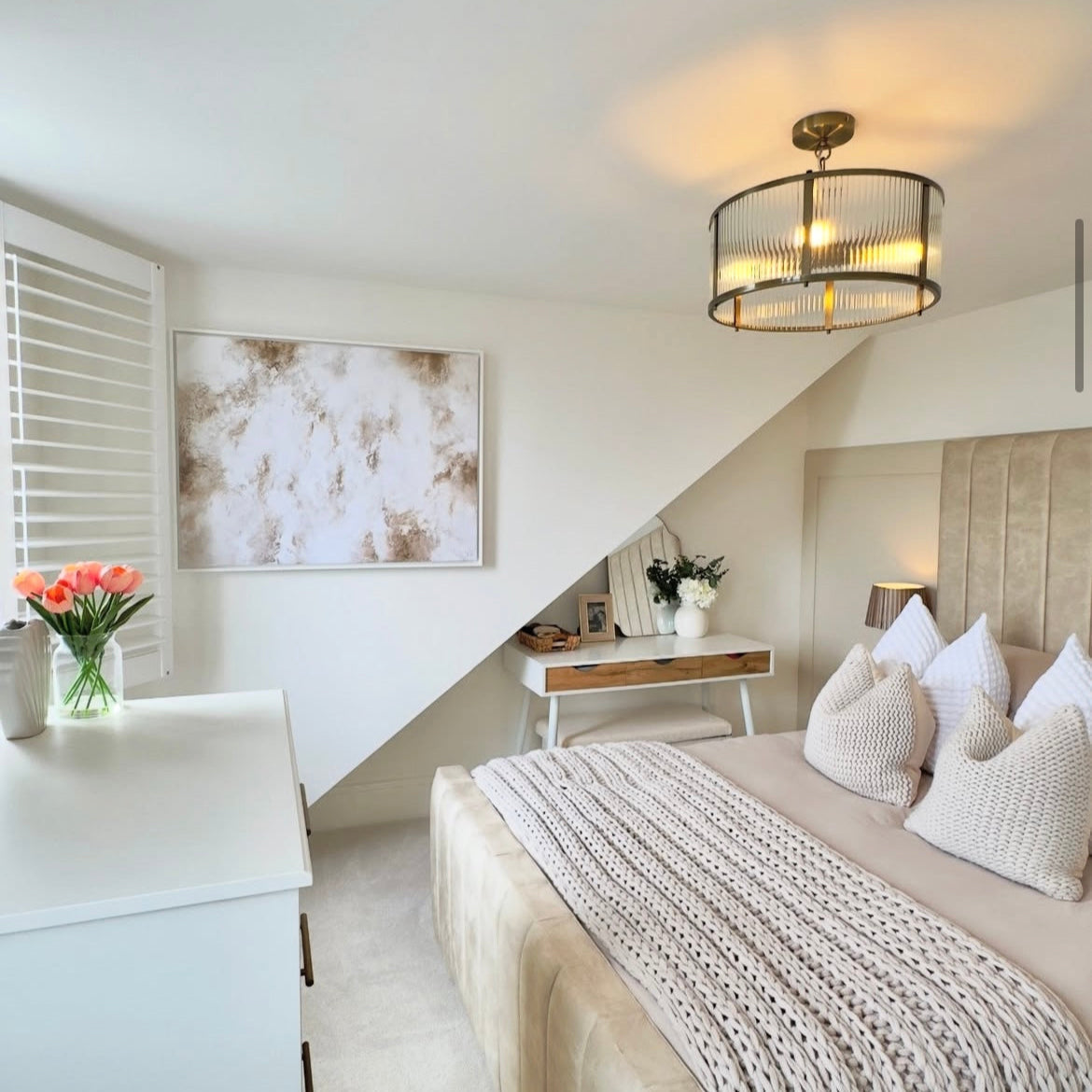 Core Landscape Framed Printed Canvas