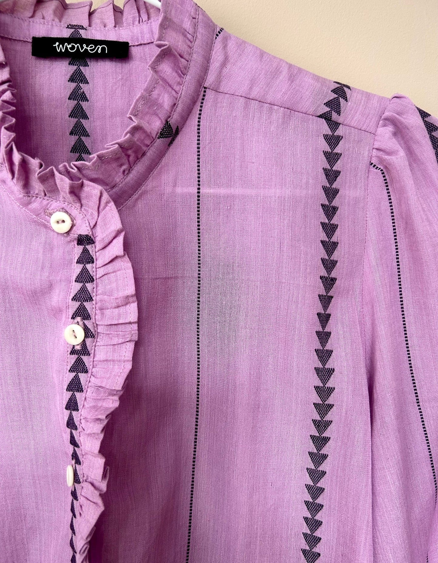 nina blouse | violet