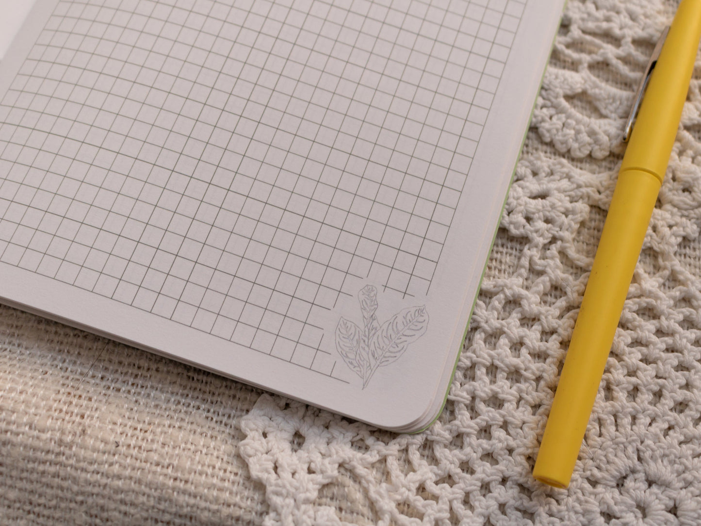 A5 Handmade Notebook with Spring Foraging Design