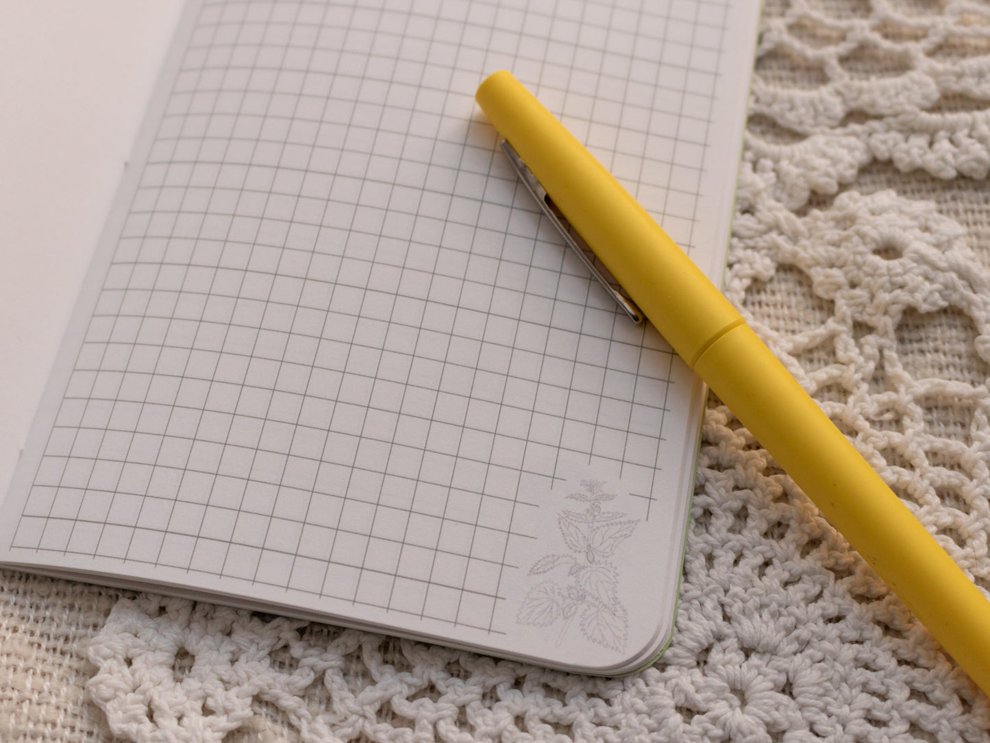 A6 Handmade Notebook with Spring Foraging Design