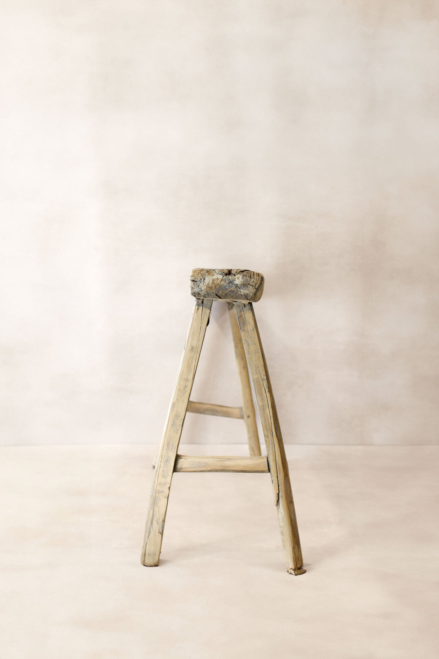 Antique Rustic Elm Skinny Bench 05