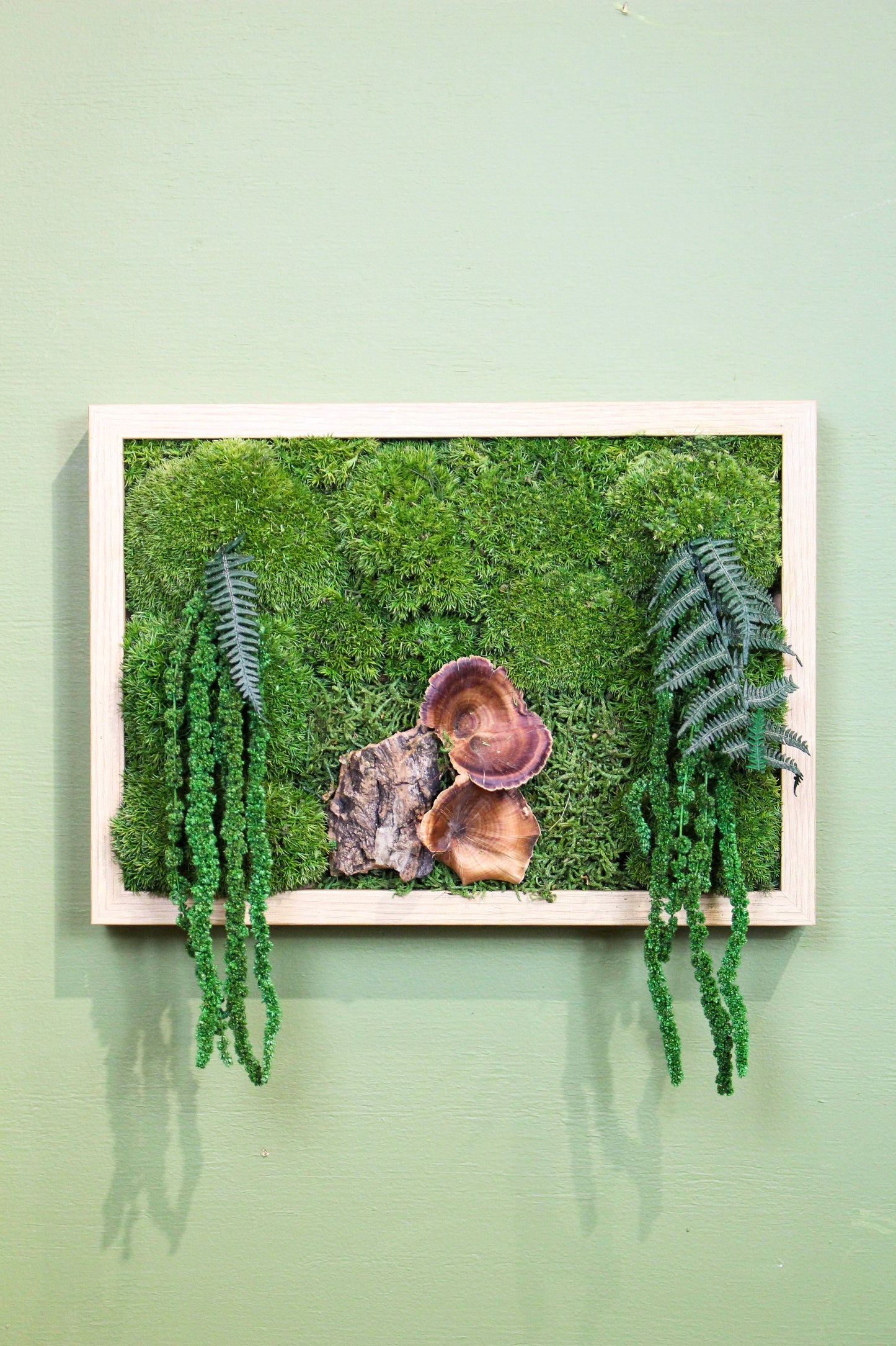 Preserved Moss Art - Forest (Wooden Frame)