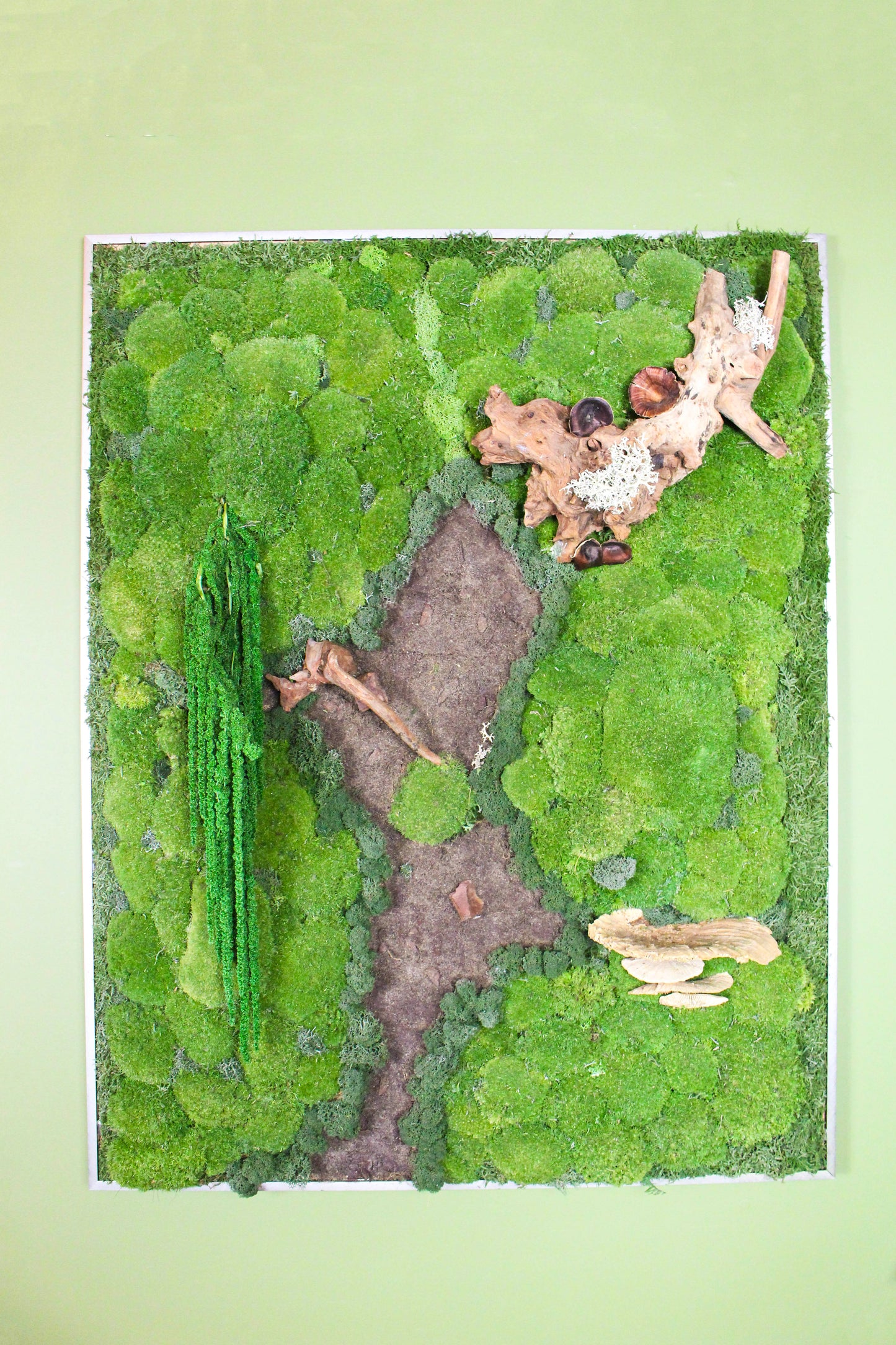 Preserved Moss Art (Metal Frame)