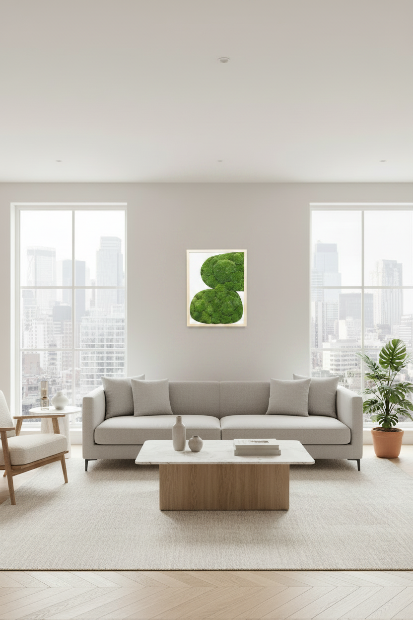 Preserved Moss Art - Contemporary