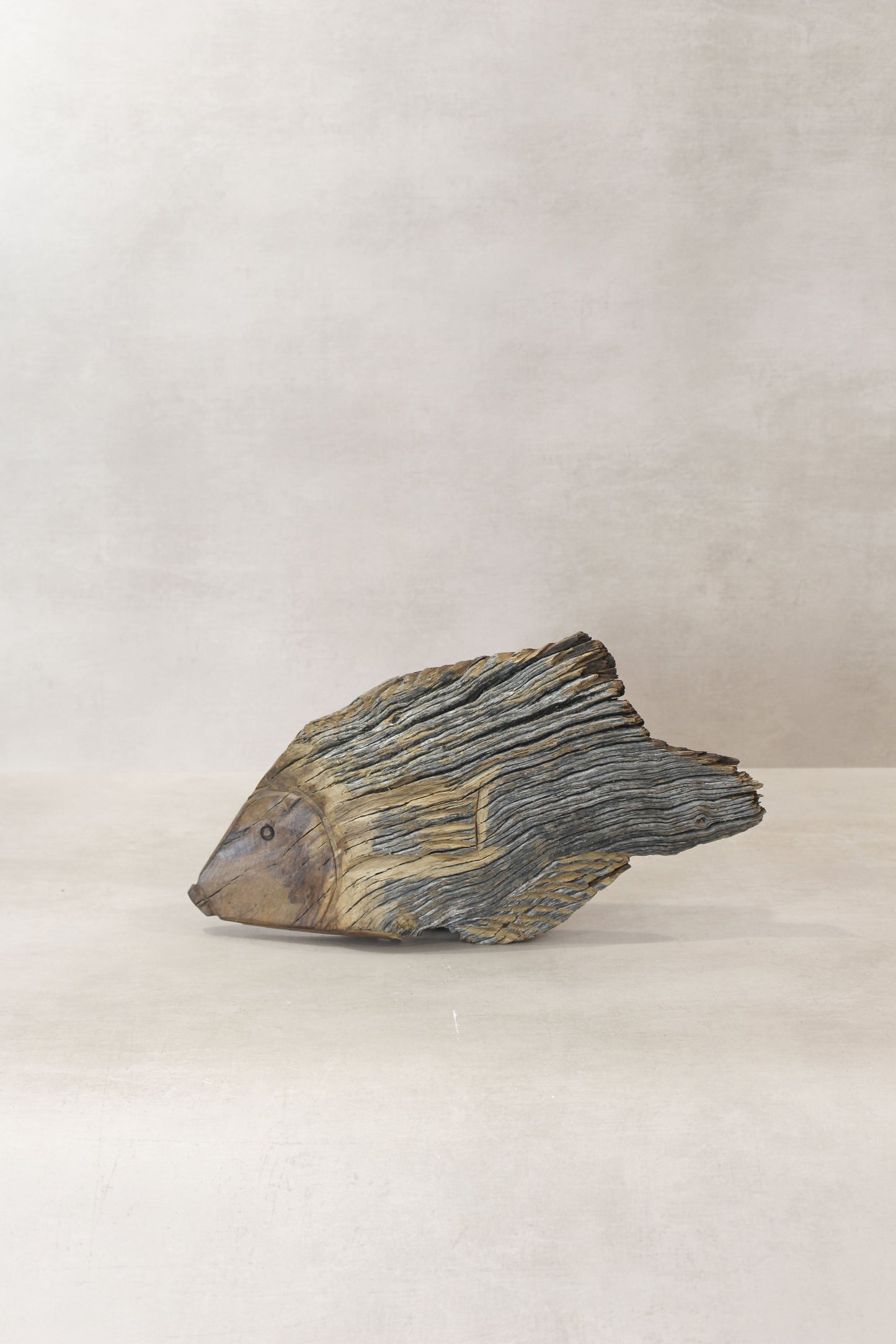 Driftwood Hand Carved Fish - (13.1)