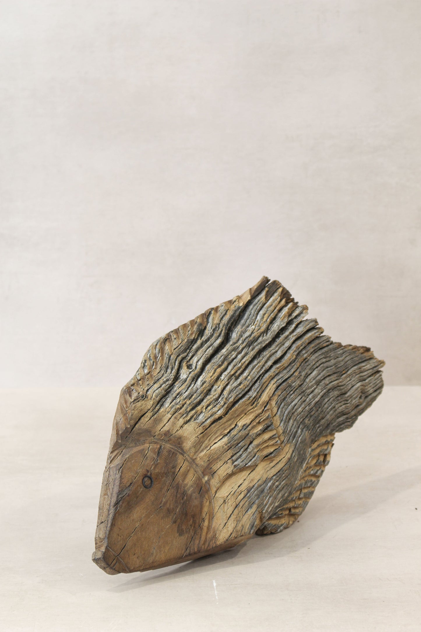 Driftwood Hand Carved Fish - (13.1)