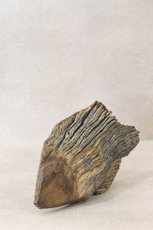 Driftwood Hand Carved Fish - (13.1)