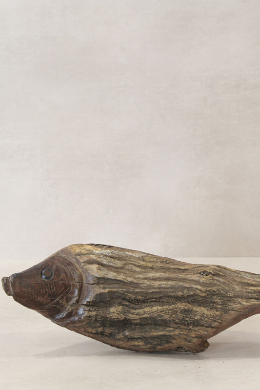 Driftwood Hand Carved Fish - (13.2)