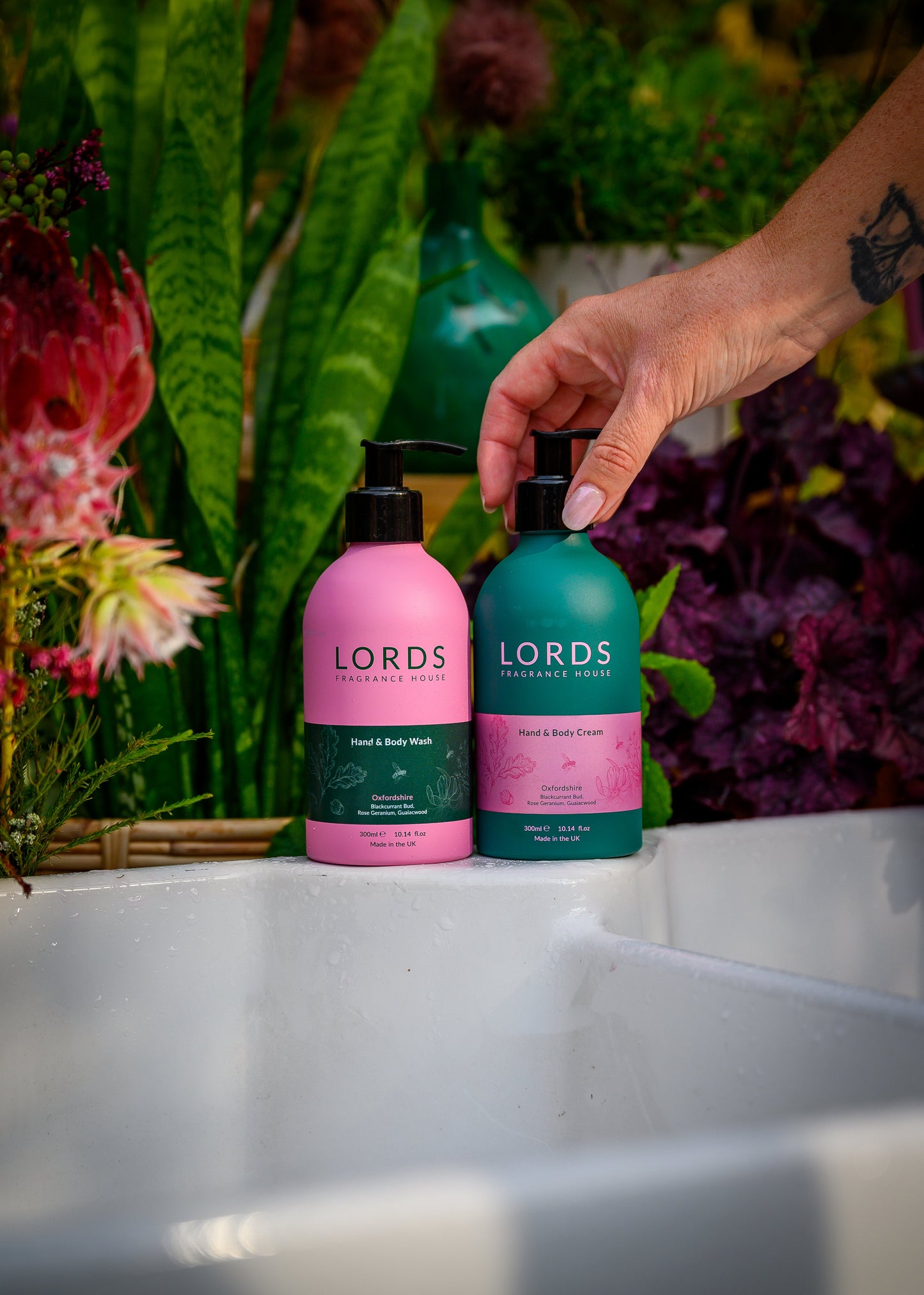 Hand & Body Cream, Green, Rinse & Repeat Aluminium Bottle