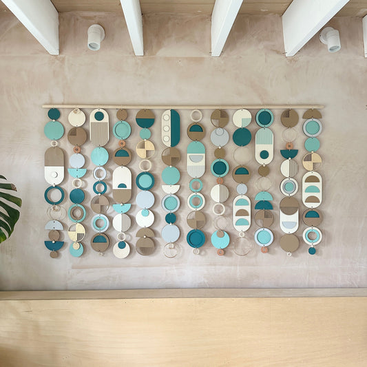 Blue Costal Wall Art - Home Decor - Huge Centre Piece Art - Wall Tapestry - Tapestry - Blue Art