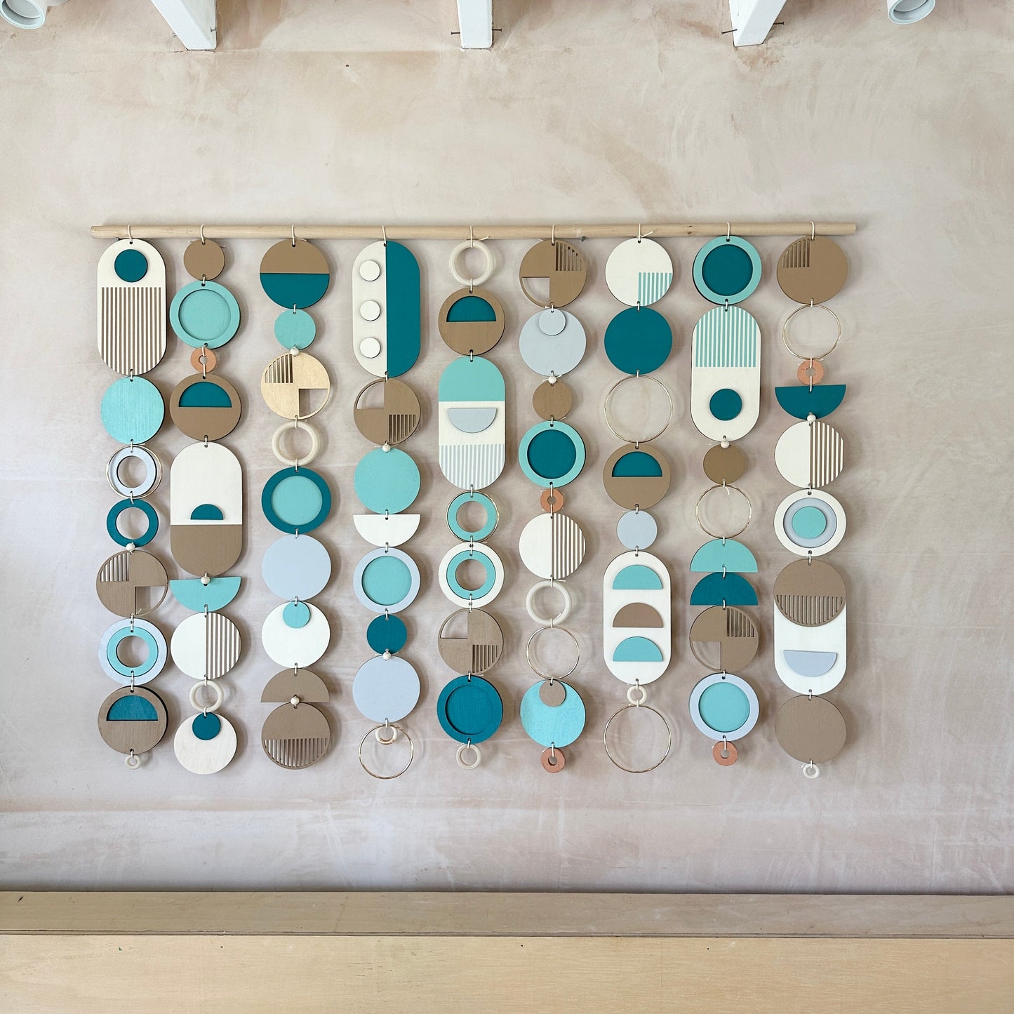 Blue Costal Wall Art - Home Decor - Centre Piece Art - Wall Tapestry - Blue Art