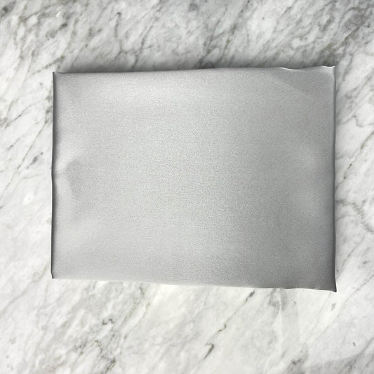 Silver Silk Pillowcase - Standard