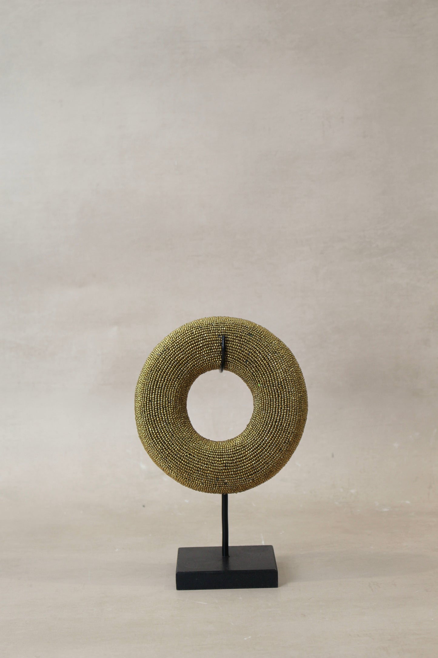 Cameroon beaded bracelet - Gold