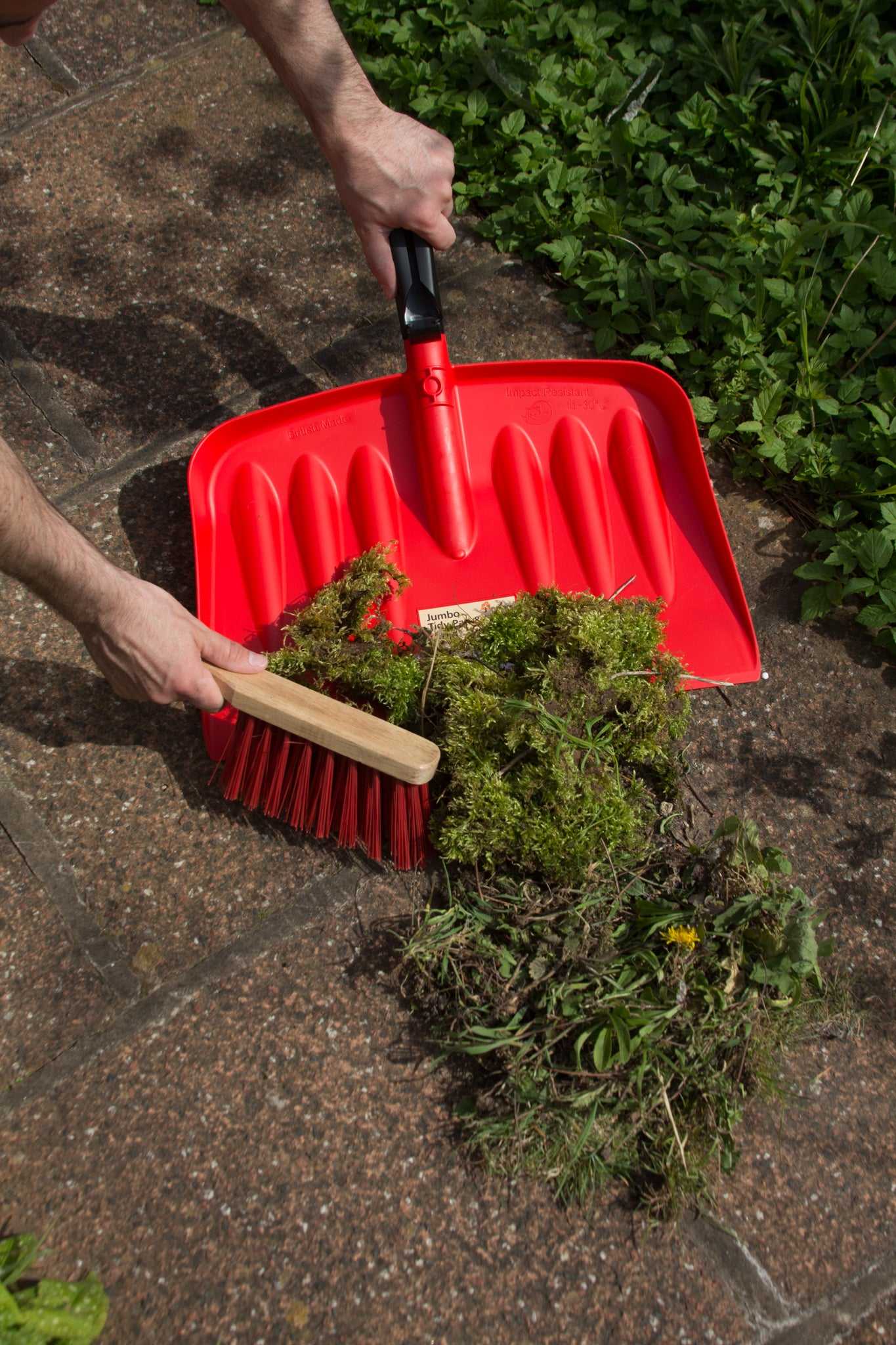 Extra Large Dustpan and Hard Brush