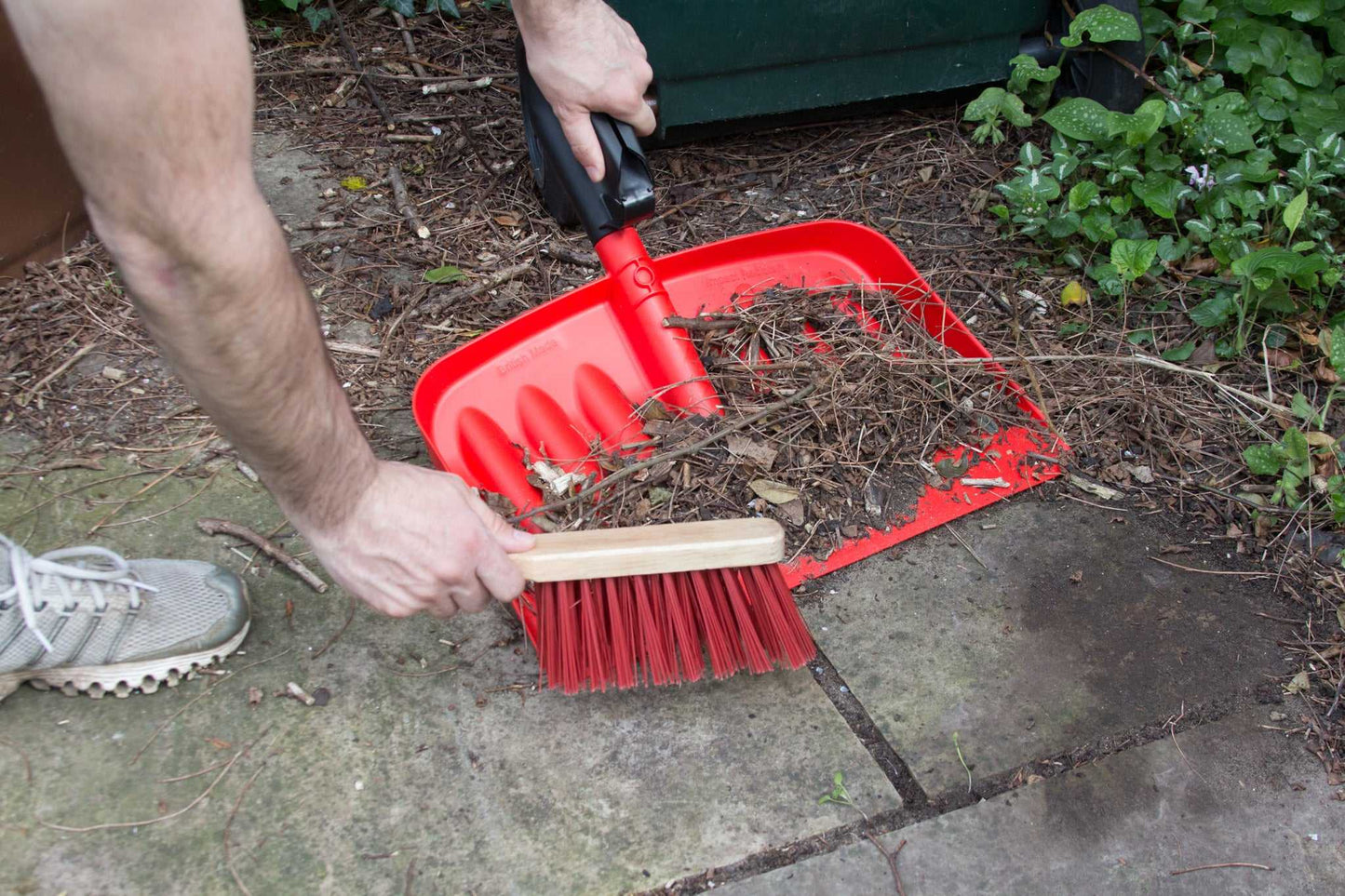 Extra Large Dustpan and Hard Brush