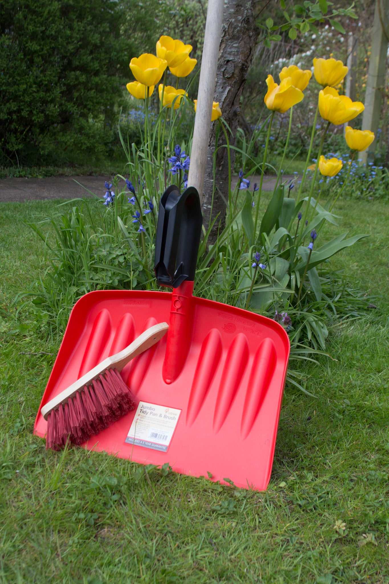 Extra Large Dustpan and Hard Brush