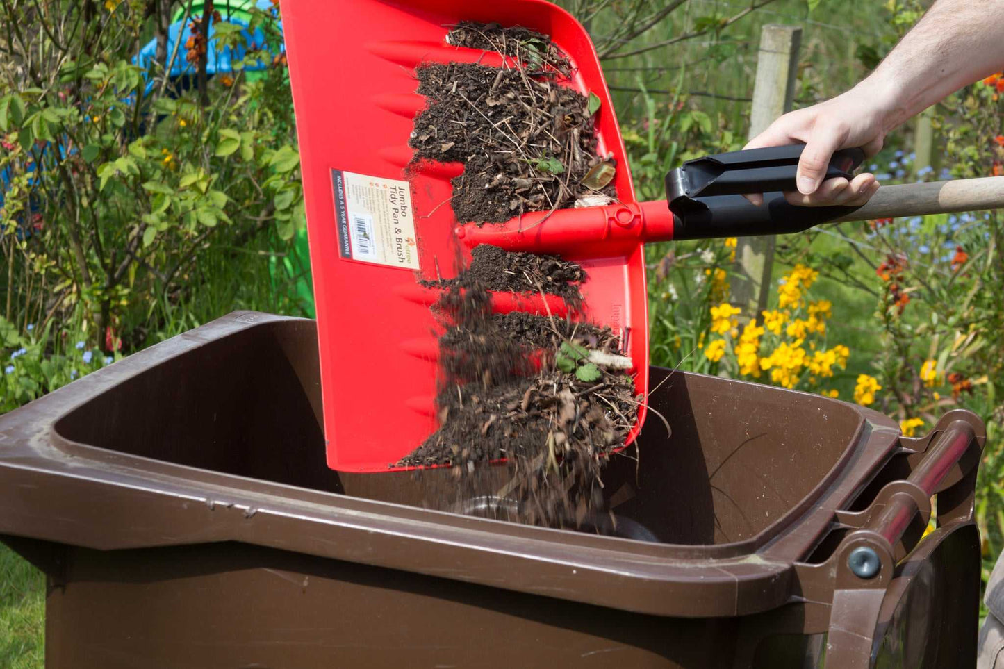 Extra Large Dustpan and Hard Brush
