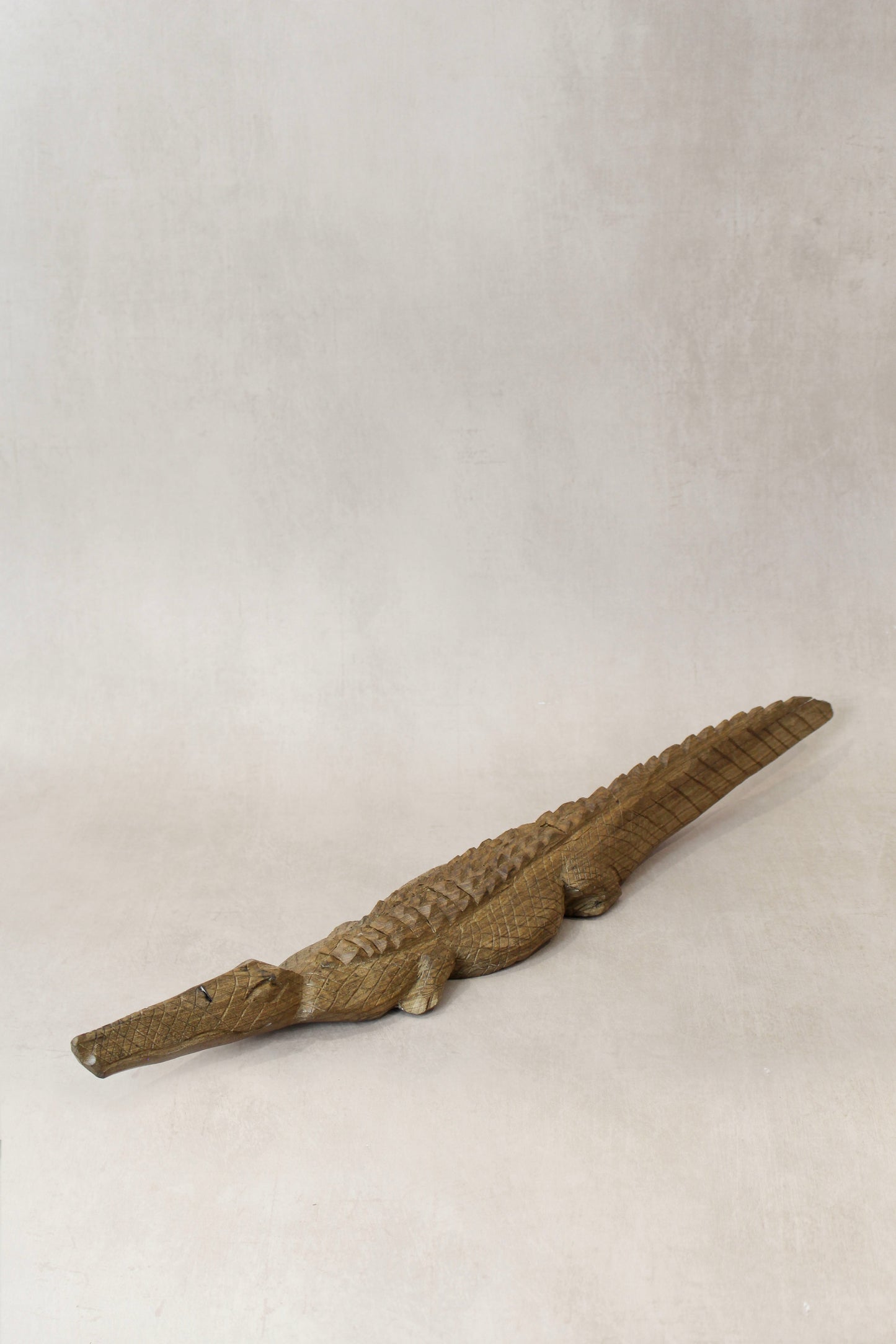 Zimbabwe Crocodile sculpture 56.1