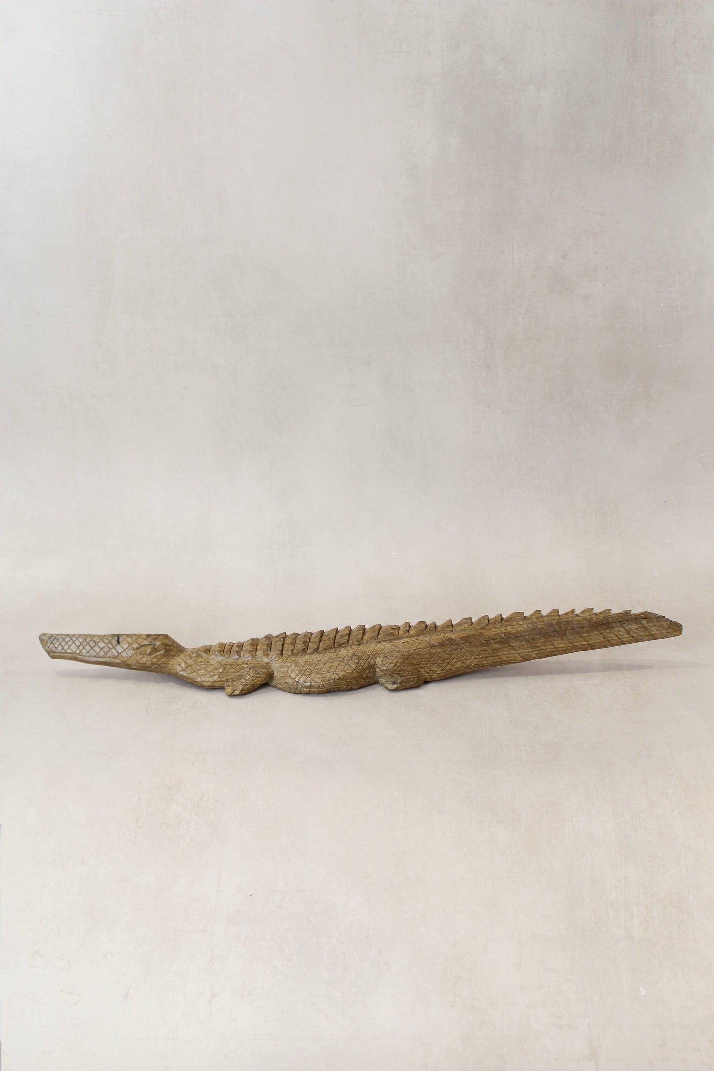 Zimbabwe Crocodile sculpture 56.1
