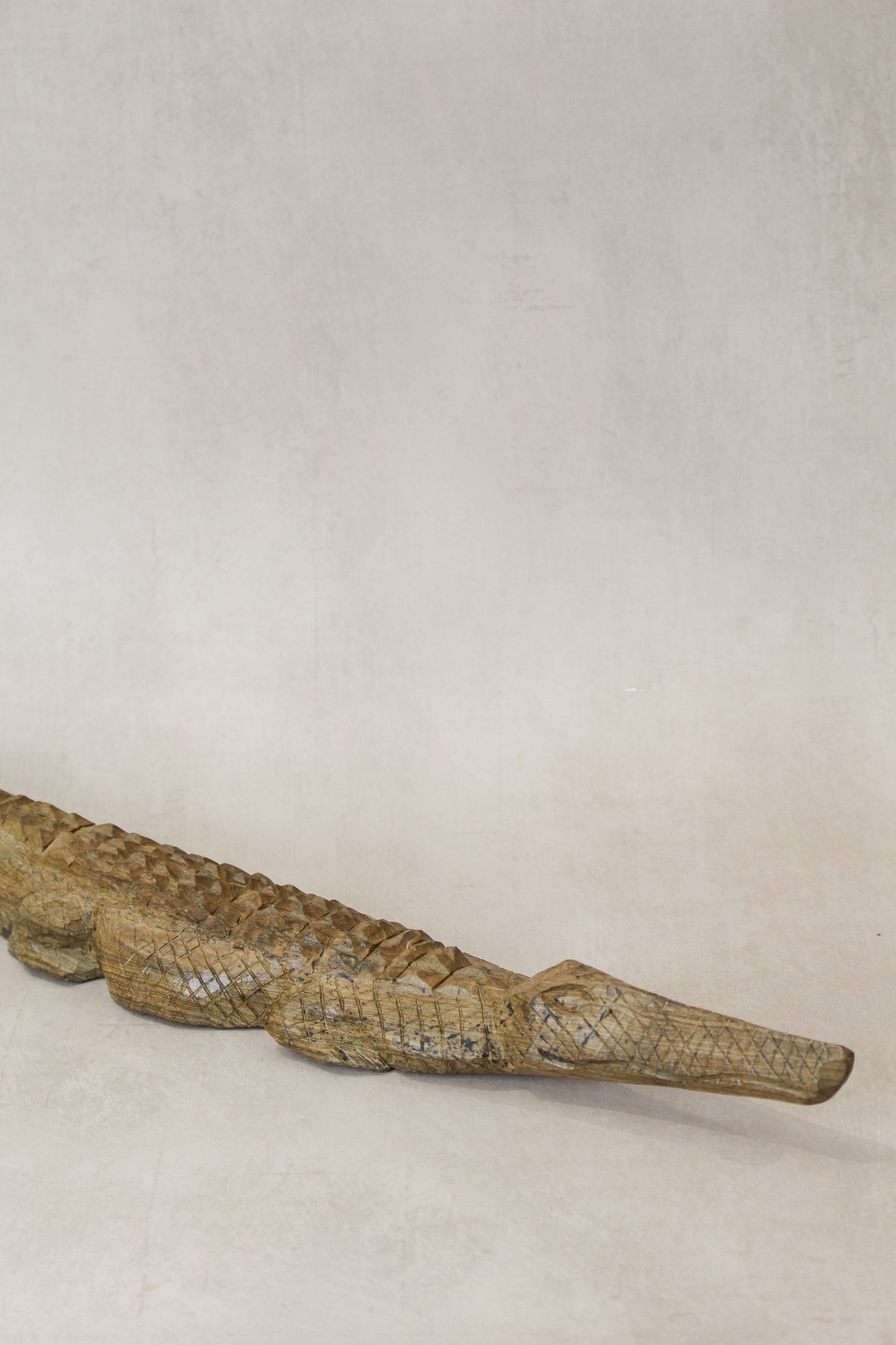 Zimbabwe Crocodile sculpture 56.1