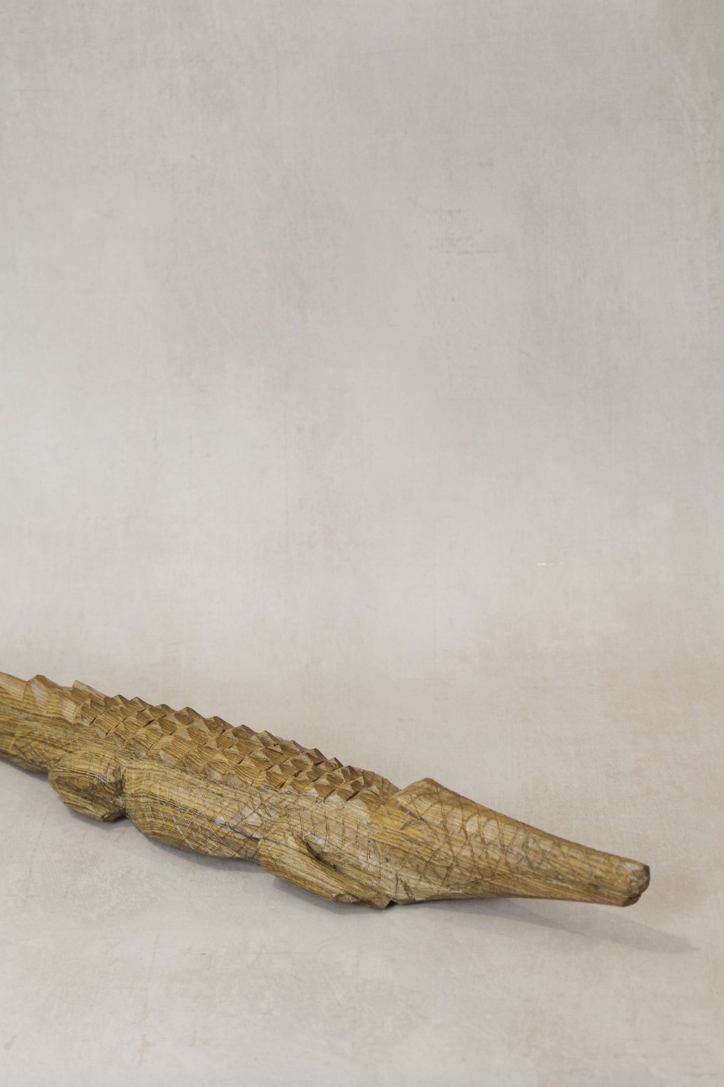 Zimbabwe Crocodile sculpture 56.3