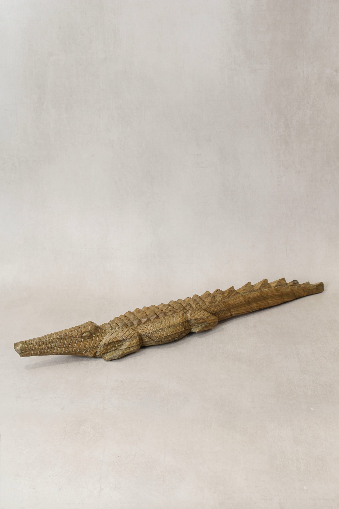 Zimbabwe Crocodile sculpture 56.3