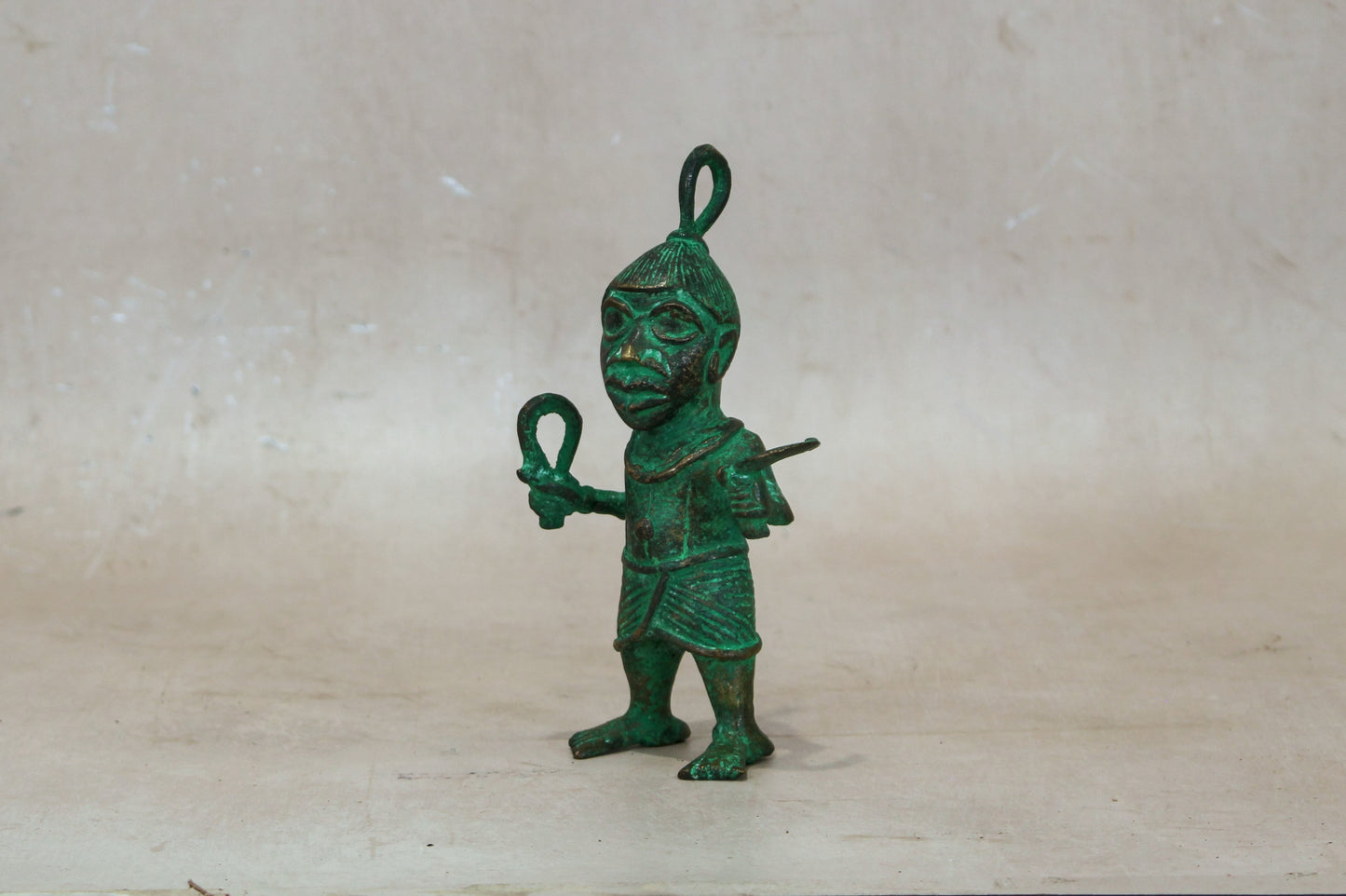 Benin Bronze Warrior 9.1