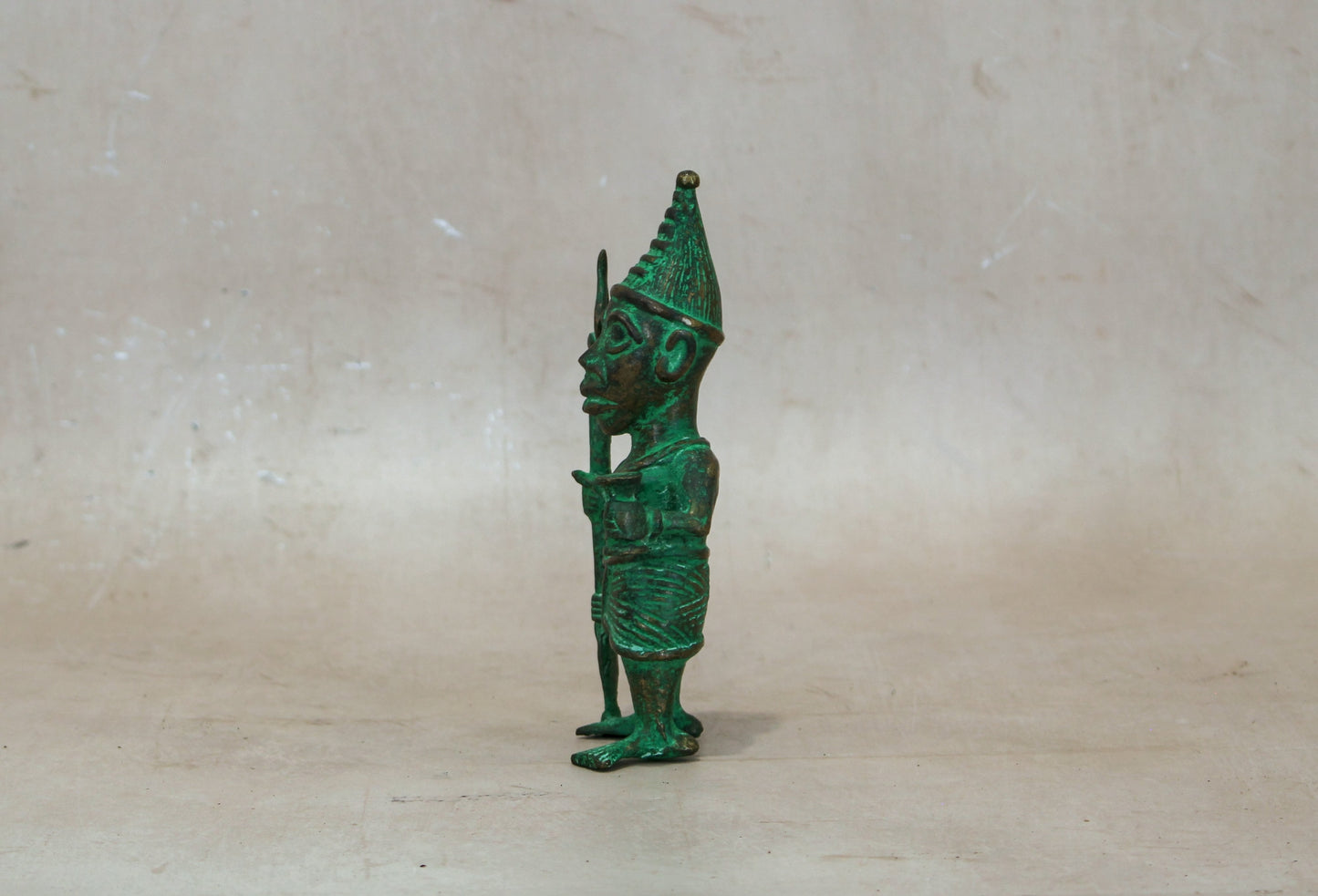 Benin Bronze Warrior 9.3