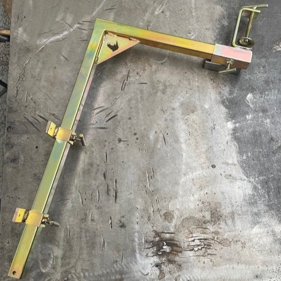 Rhinobuild Gallows Bracket with Timber and Profile Clamps