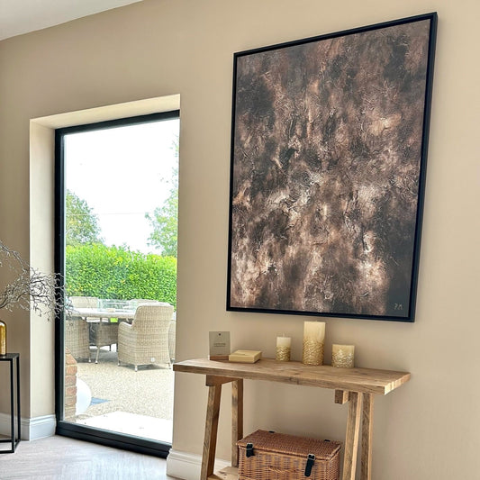 Fossil Portrait Framed Printed Canvas