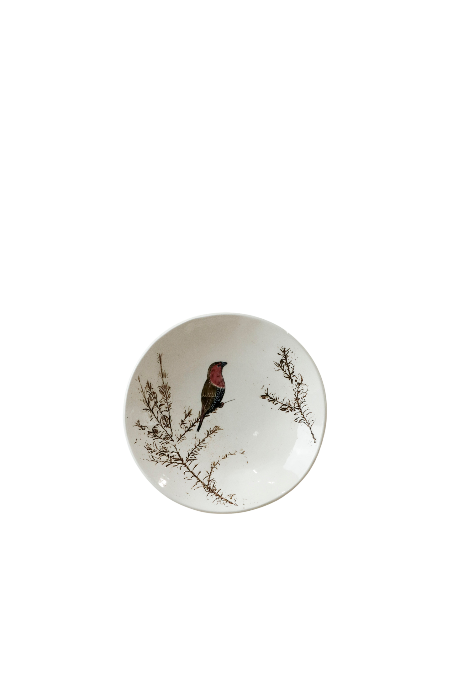 Fynbos & Bird ceramic plate n°18
