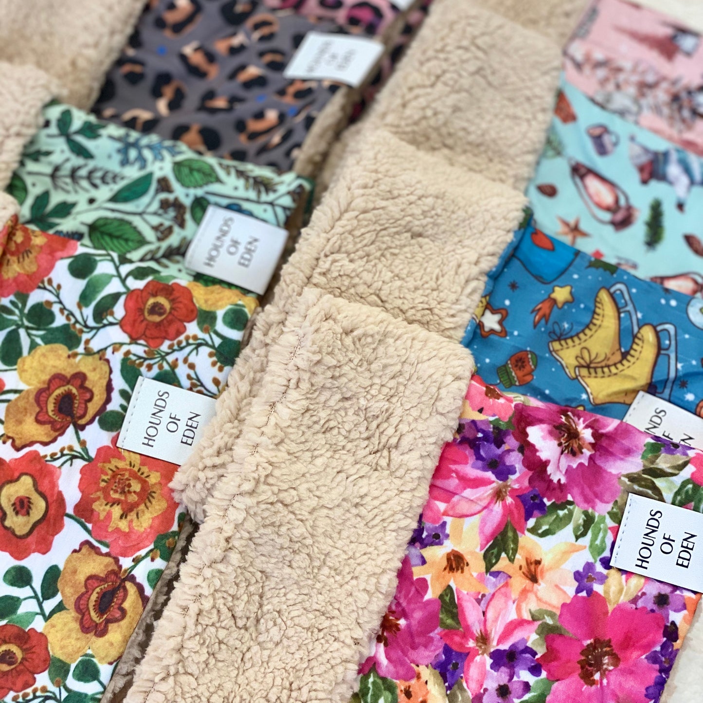 Blushing Leopard Dog Snood