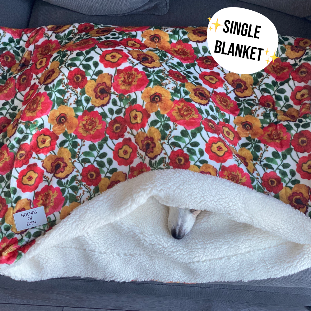 Blushing Leopard Snuggle Blanket