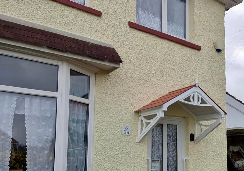 Rockingham Door Canopy 149cm - Flat Pack Porch Canopy