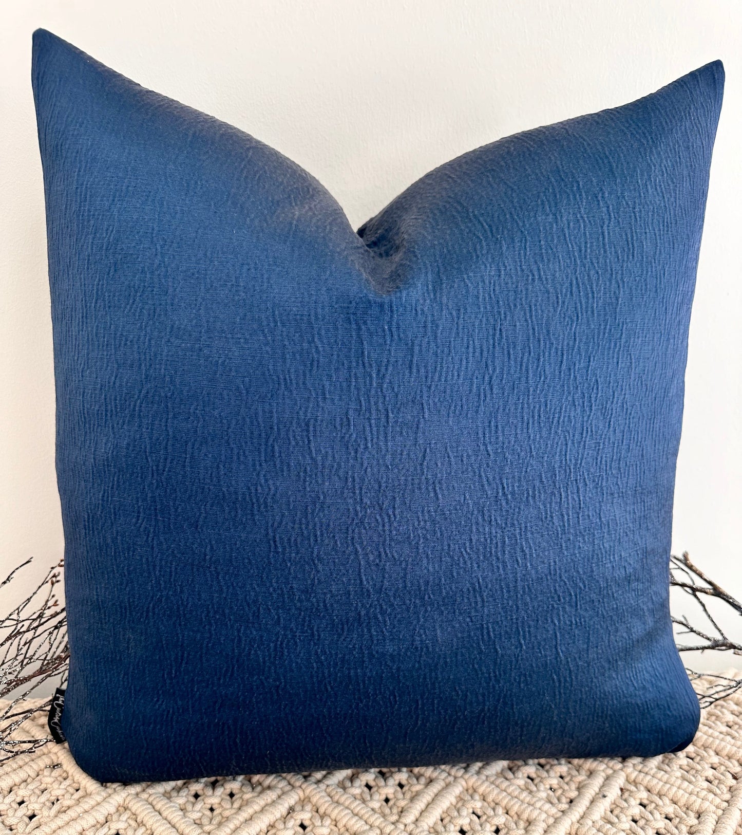 The Couture Cushion - The Navy Laurent - Style No. 202