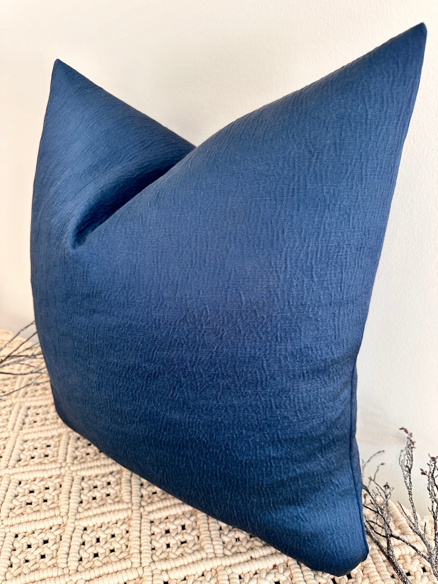 The Couture Cushion - The Navy Laurent - Style No. 202